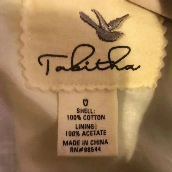 Tabitha cotton sleeveless shift dress with back zipper.  Fully lined - Picture 5 of 5